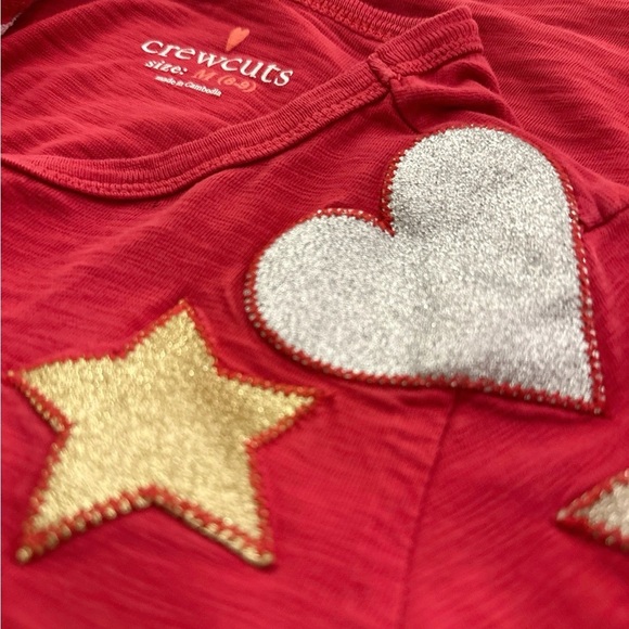 Crewcuts | Metalic Patch Long Sleeve Tee (M) ⭐️🩶 - Picture 3 of 7